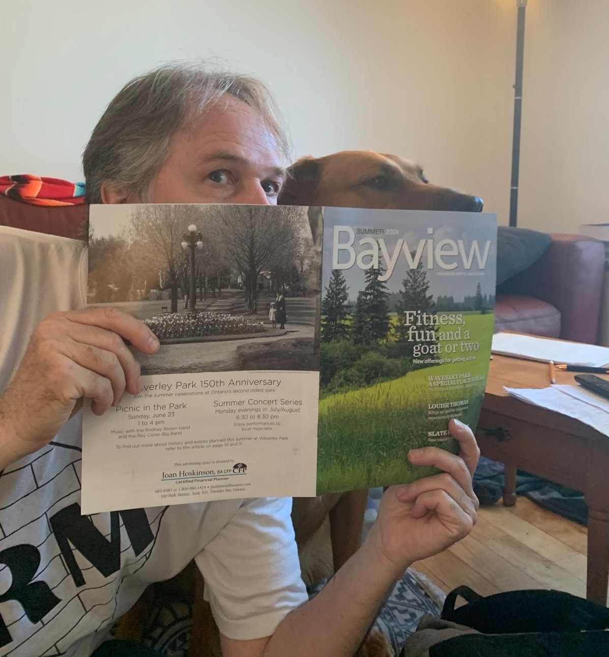 Lance Robinson, science fiction writer, is featured in the Summer 2024 issue of Thunder Bay's Bayview Magazine